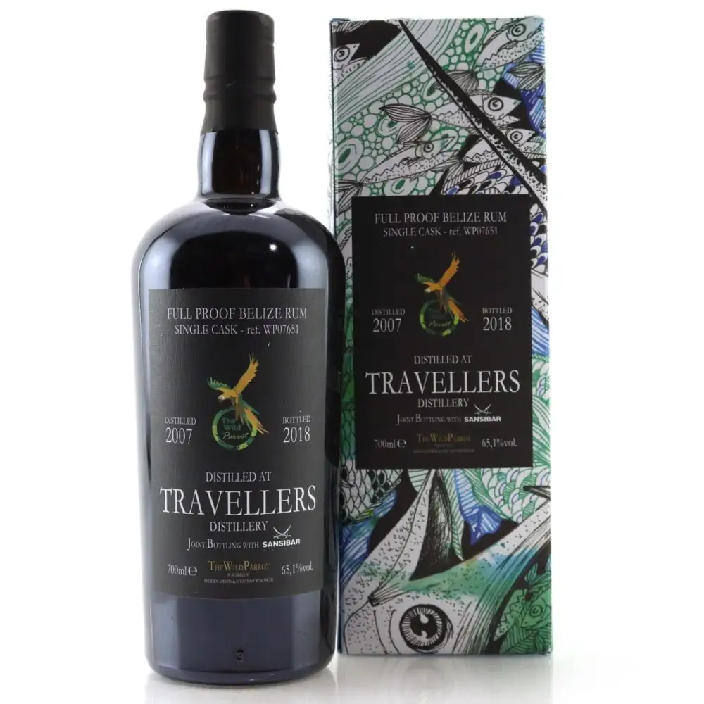 Bottle of The Wild Parrot Travellers Sansibar 2007