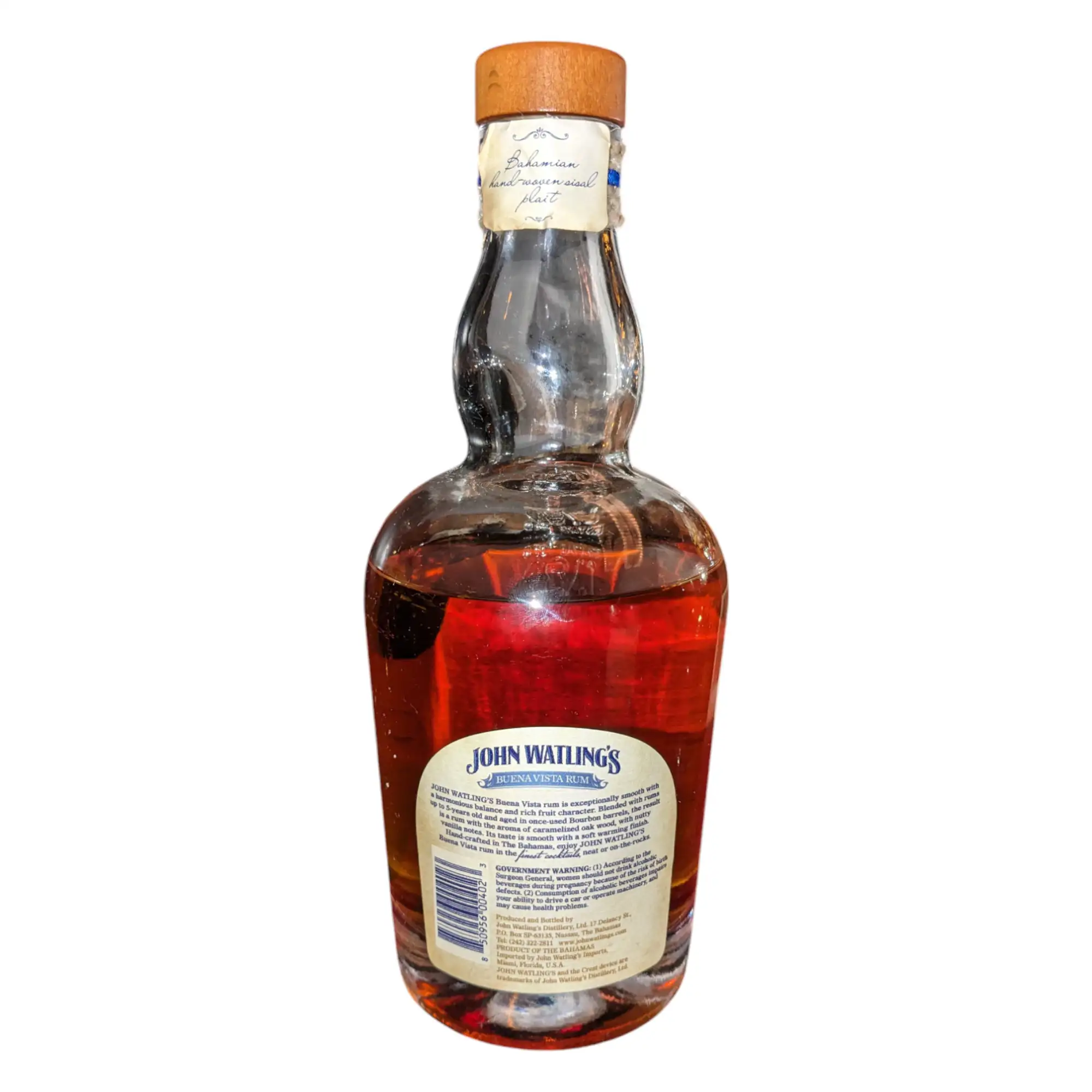 High resolution image of John Watling’s Distillery Buena Vista Rum