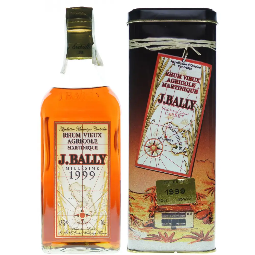 Bottle of J. Bally Millésime 1999