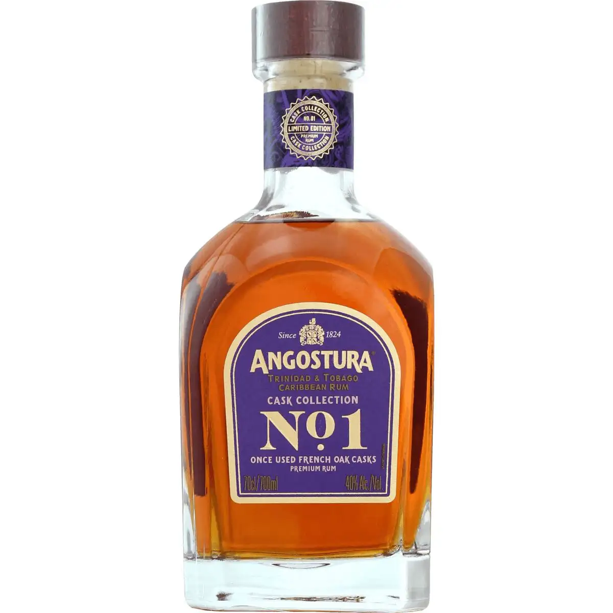 Bottle of T.D.L Angostura No. 1 Cask Collection Batch 2