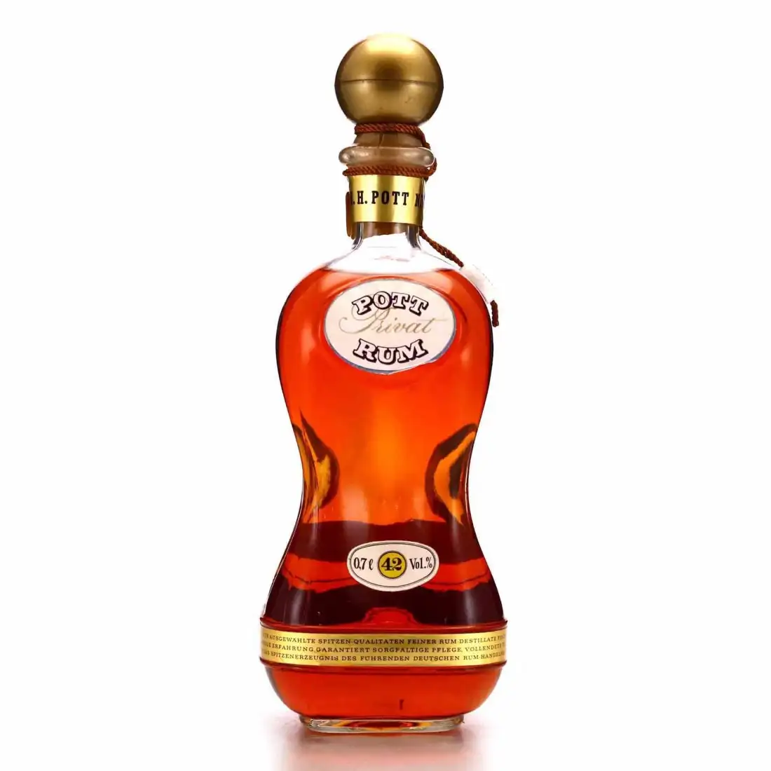 Bottle of Pott Privat Rum