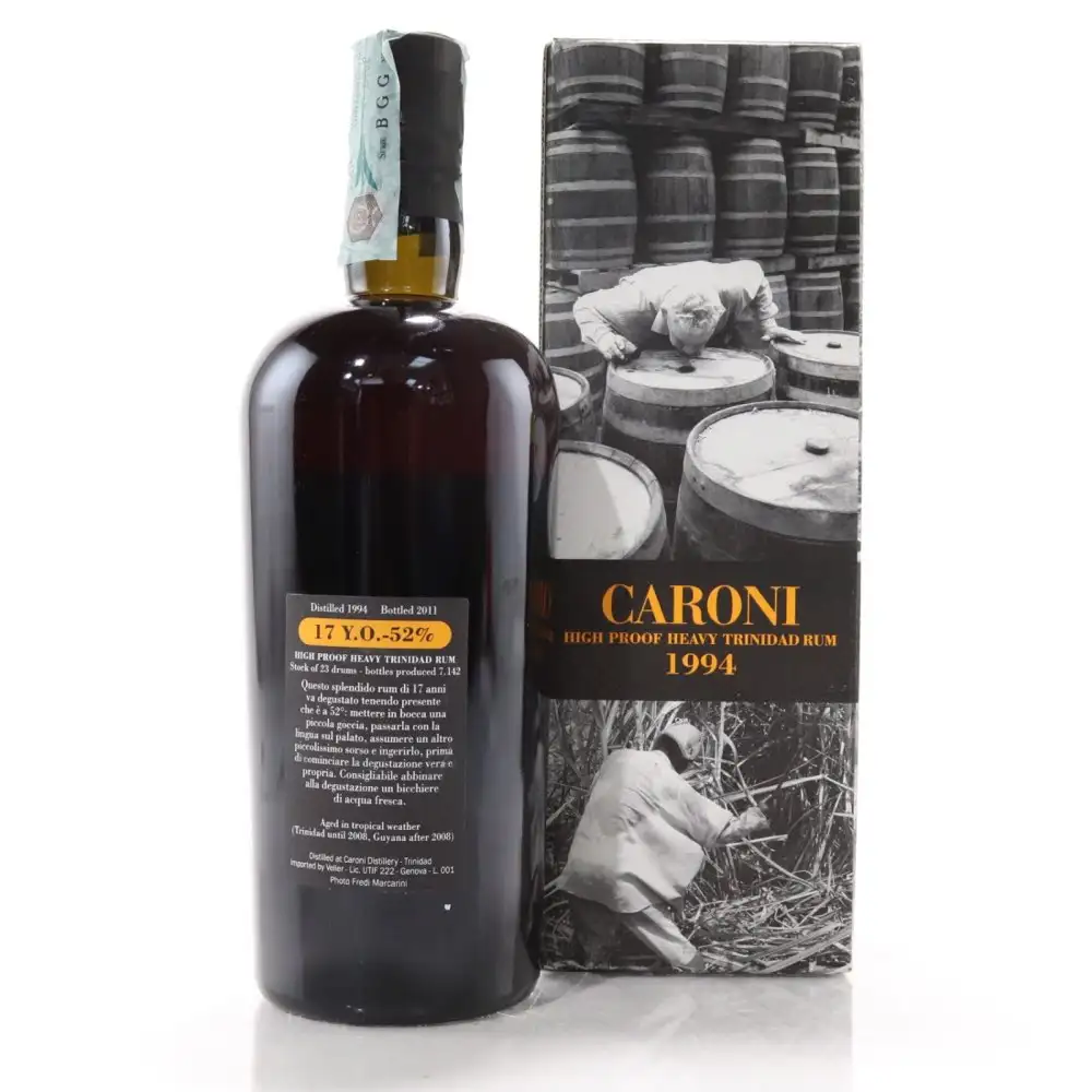 Image haute résolution de Velier Caroni High Proof Heavy Trinidad Rum HTR 1994