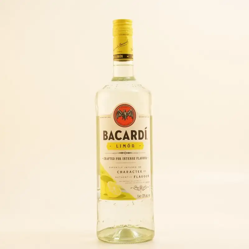Bottle of Bacardi Limón