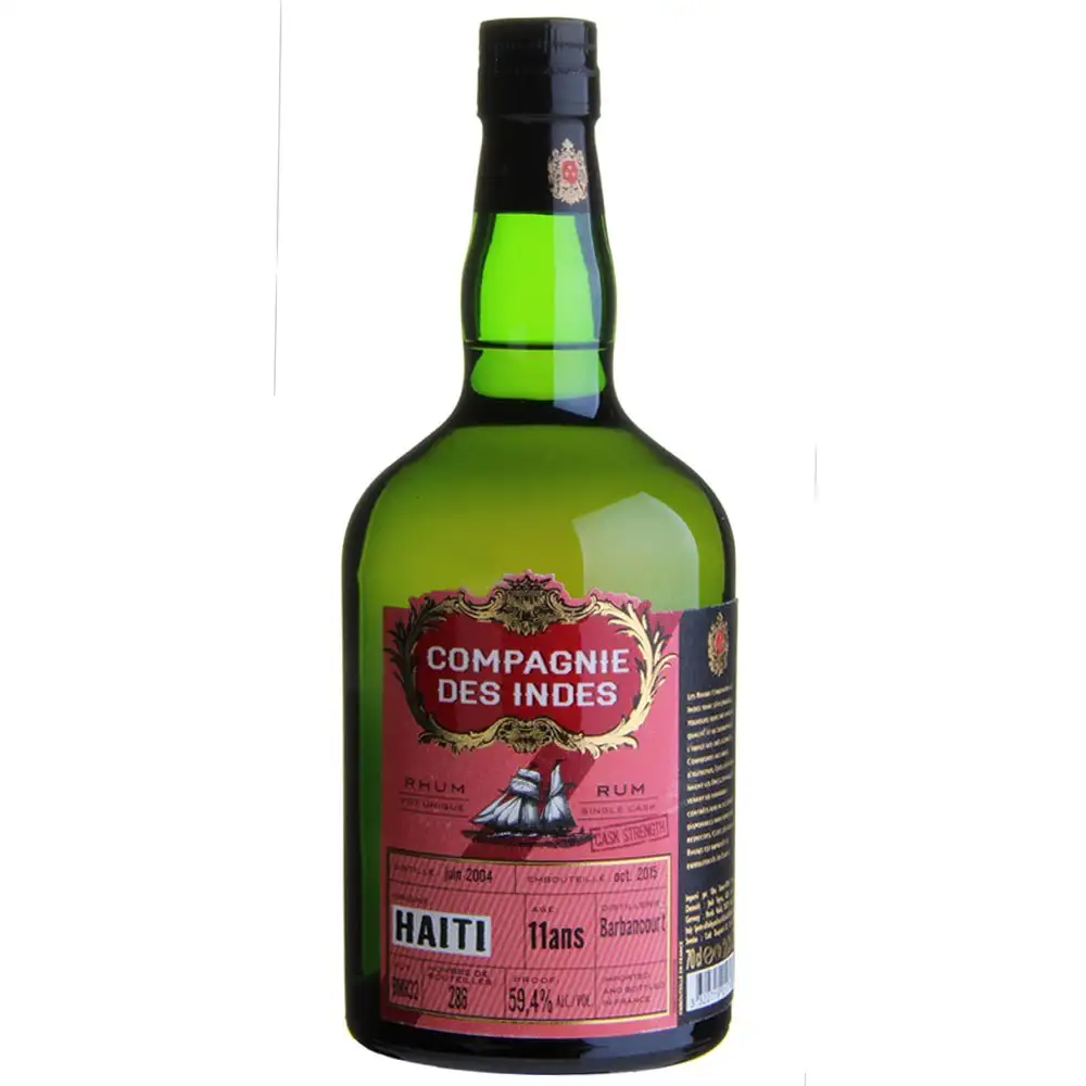 Bottle of CDI Barbancourt Haiti 2004