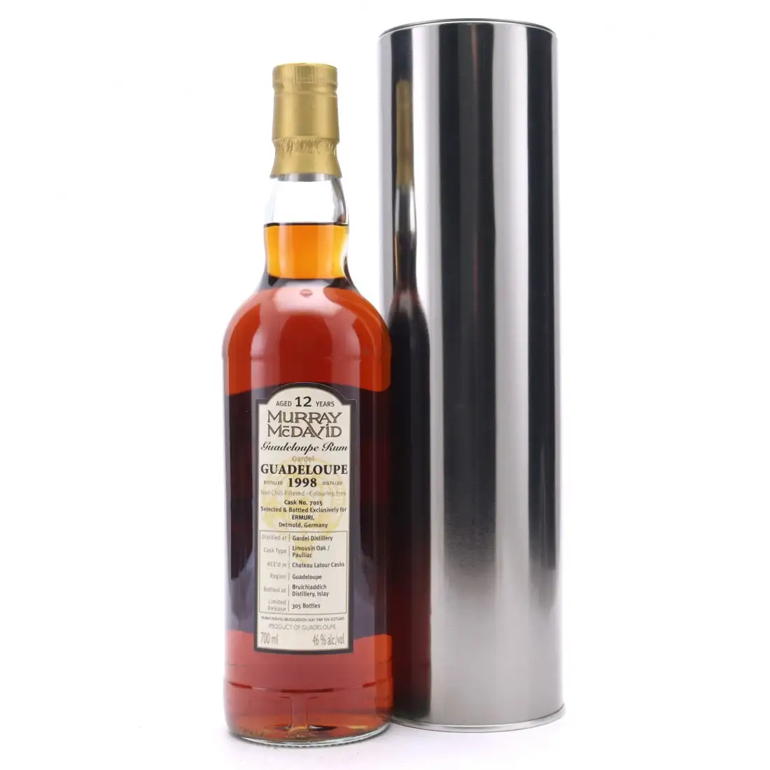 High resolution image of Murray McDavid Gardel Guadeloupe Rum 1998