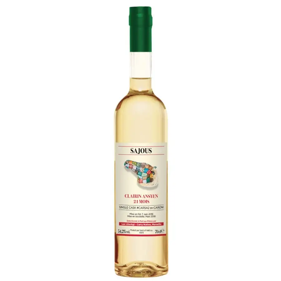 Bottle of Velier Chelo Clairin Sajous Ansyen 2016 Ex-Caroni Cask