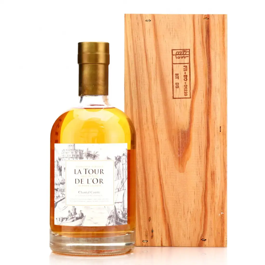 Bottle of Rhum Chantal Comte Bielle La Tour De L‘Or Rhum Vieux Agricole Brut de fût de Marie Galante