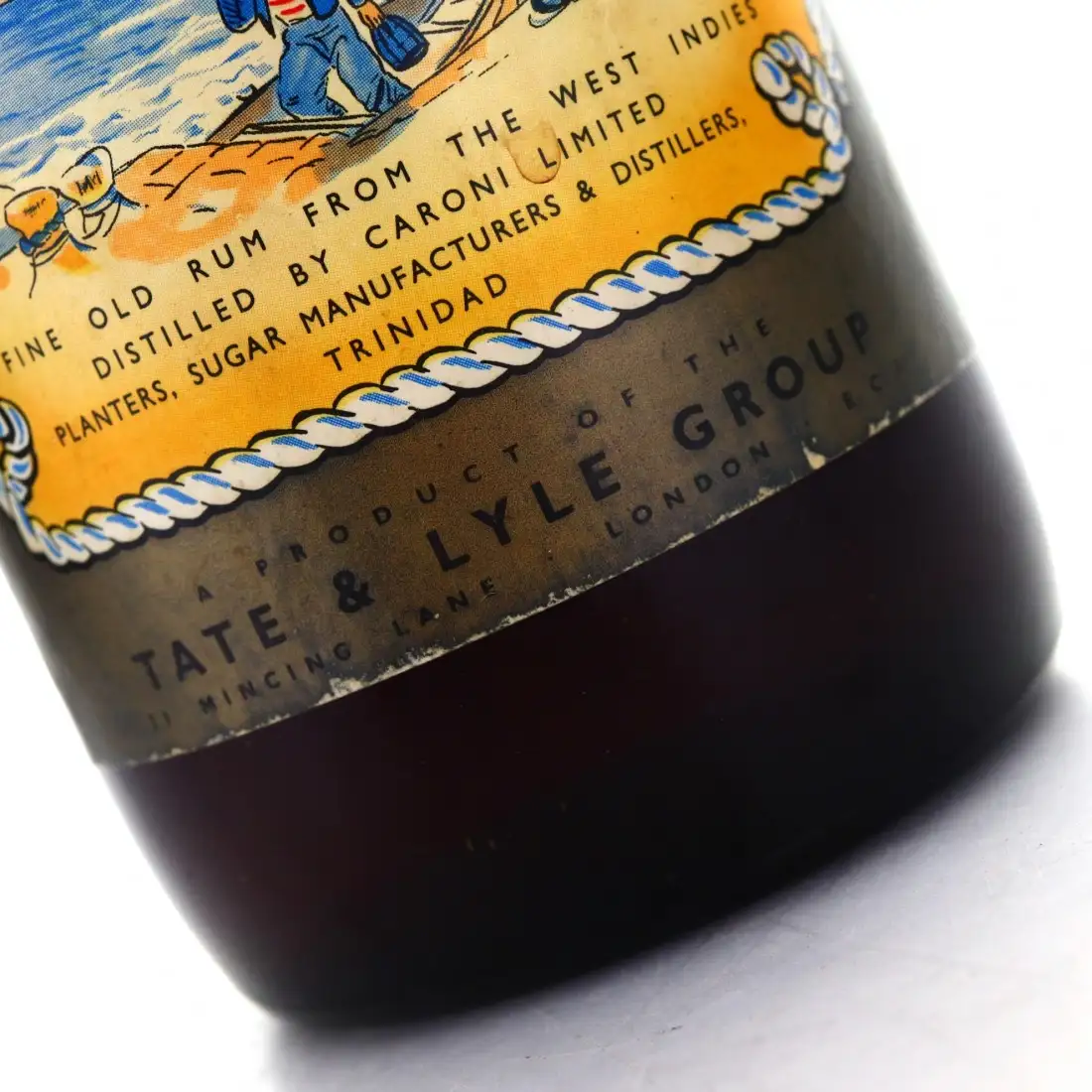 High resolution image of Tate &amp; Lyle Group Caroni Navy Rum Extra Strong 75 Proof