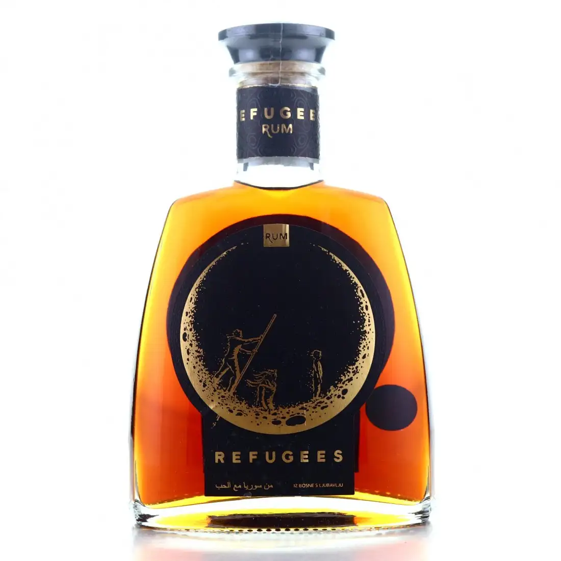 Bottle of Serrano Refugees Rum