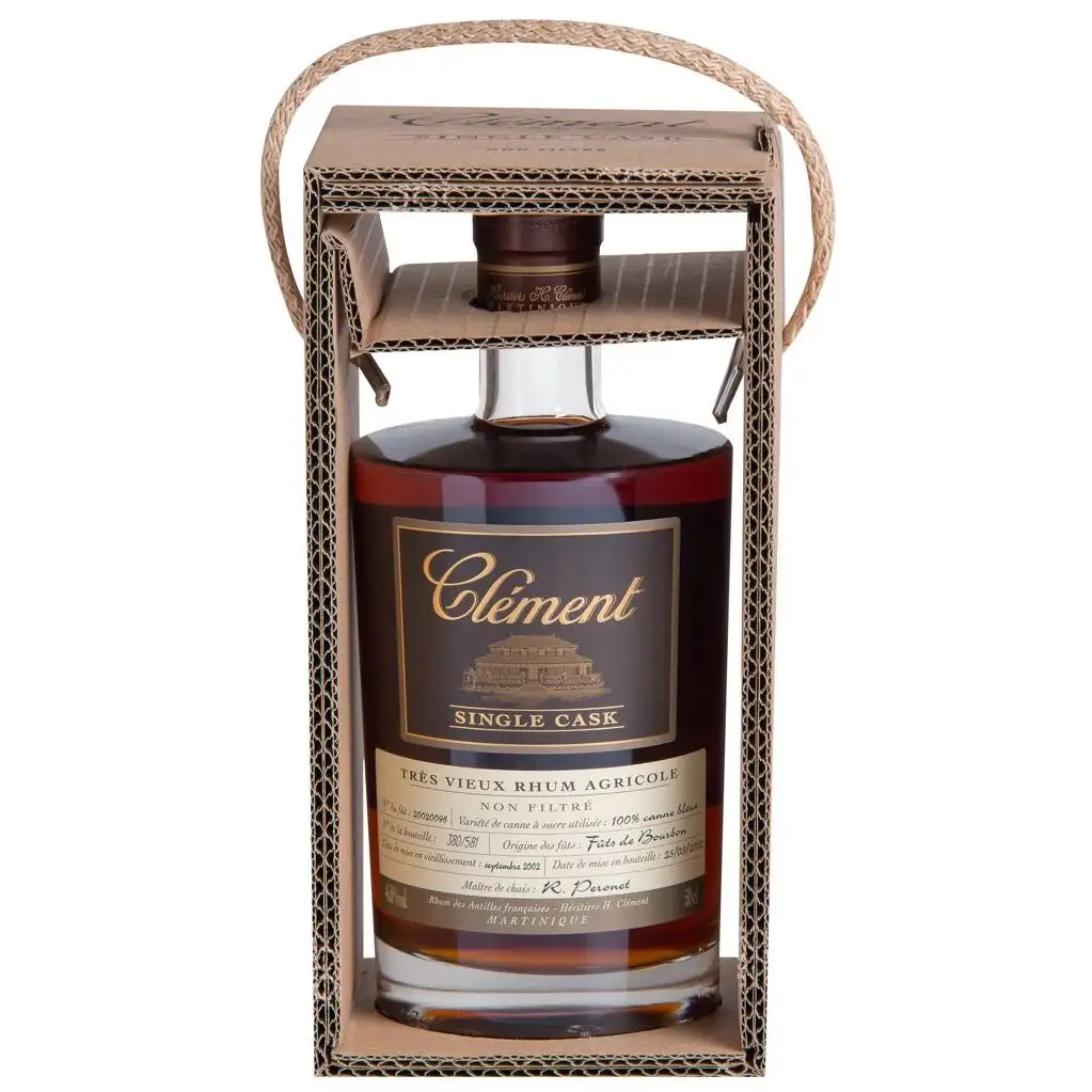 Bottle of Clément Single Cask 100% Canne Bleue