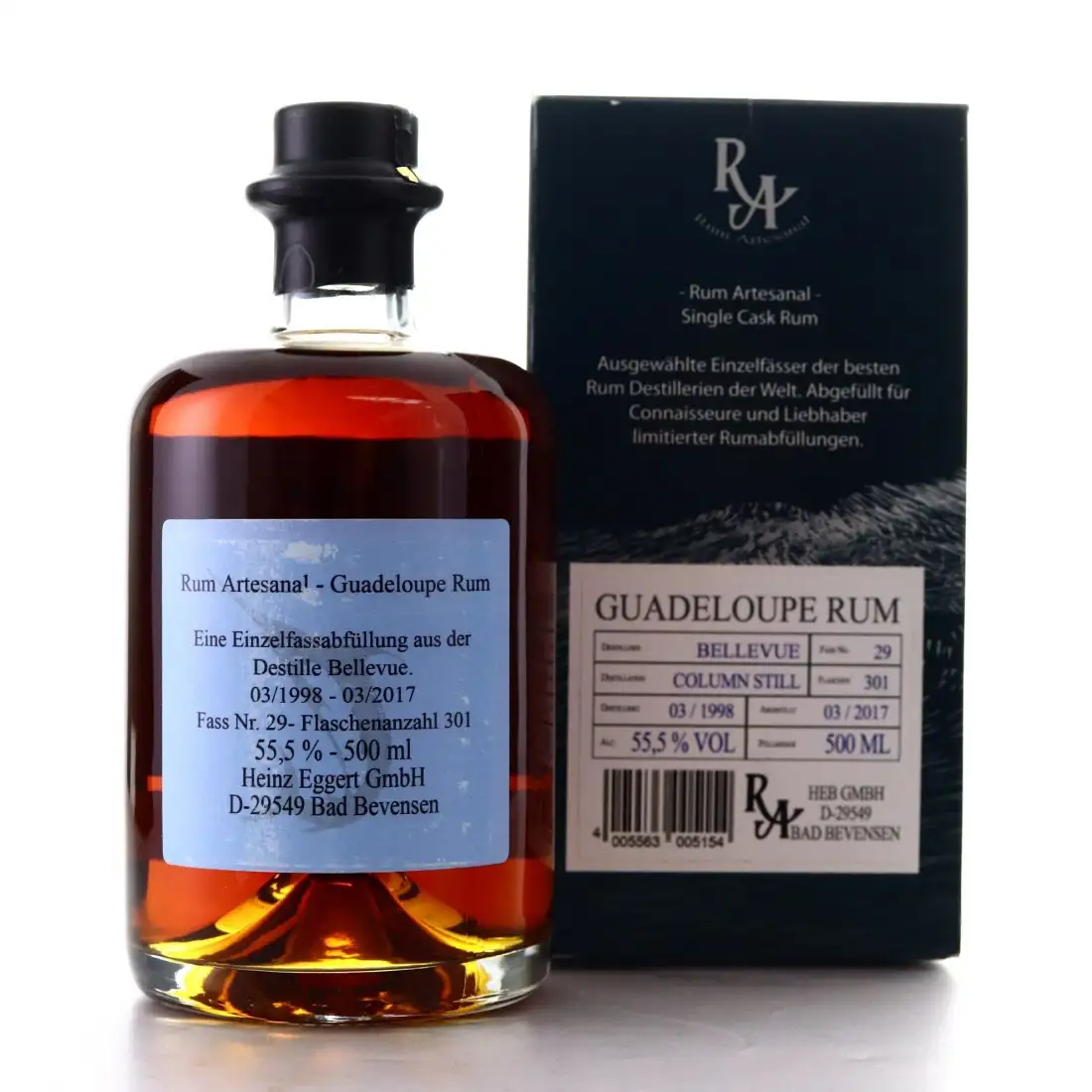 High resolution image of Bellevue RA Guadeloupe Rum 1998