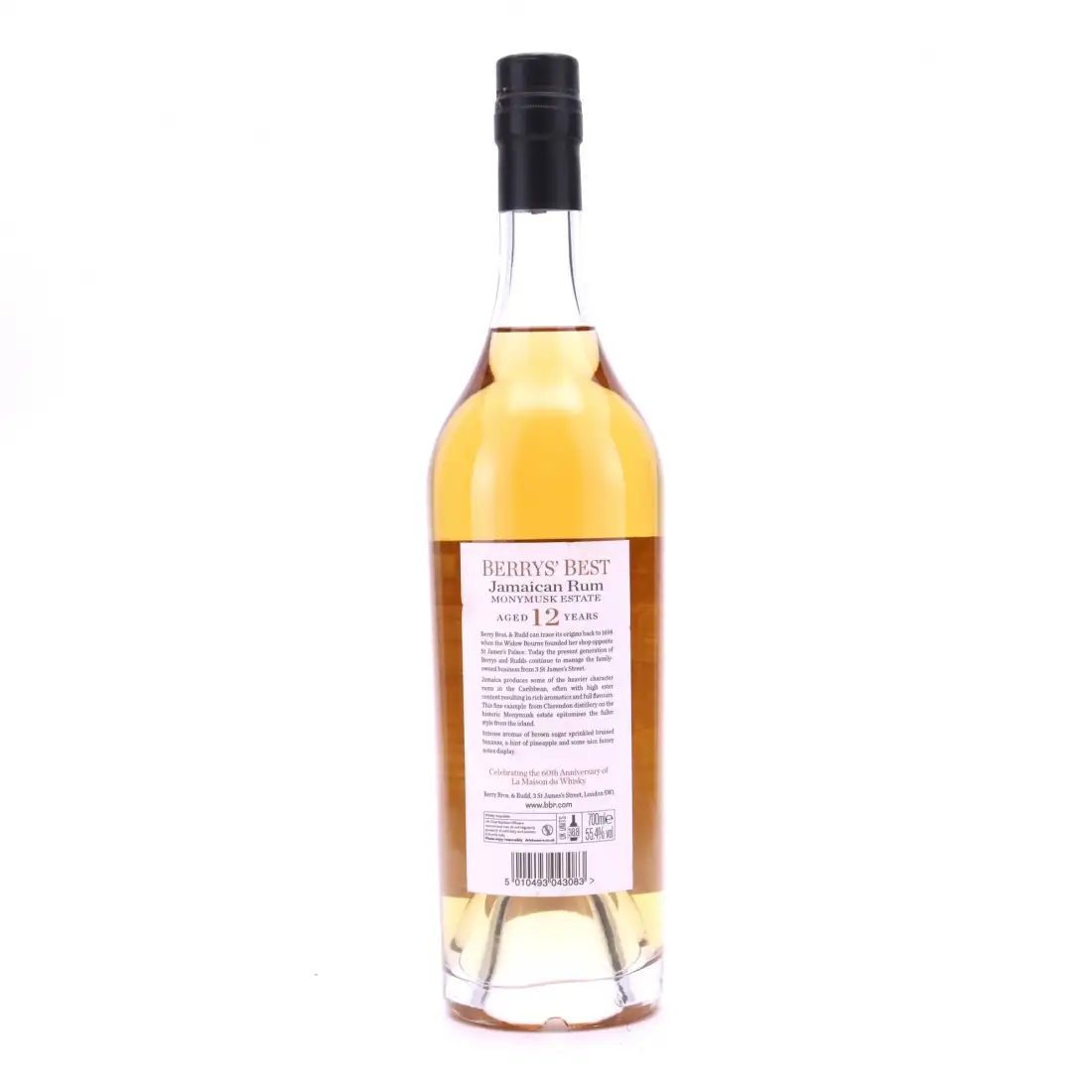 Image haute résolution de Berry Bros & Rudd Clarendon Berry‘s Best Jamaican Rum (60 ans LMDW) 2003