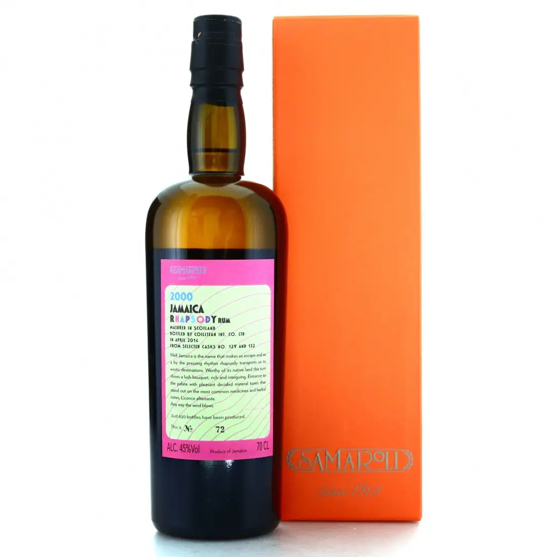 Image haute résolution de Samaroli Jamaica Rhapsody (Edition 2014) 2000