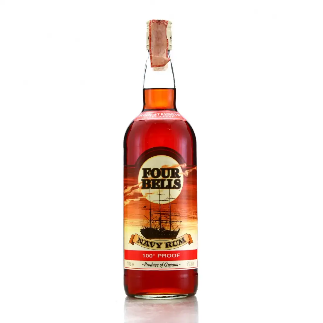 Bottle of Whyte&Mackay, Glasgow Four Bells Navy Rum