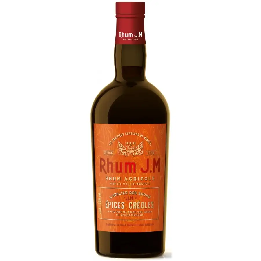 Bottle of Rhum J.M Épices Créoles