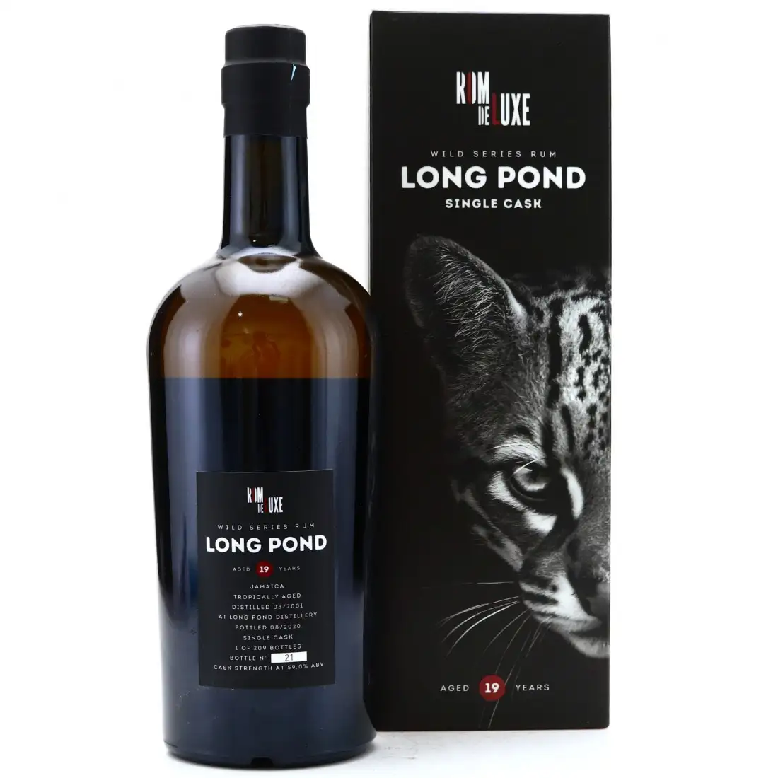 Image haute résolution de Romdeluxe Long Pond Wild Series Rum Long Pond No. 9 2001