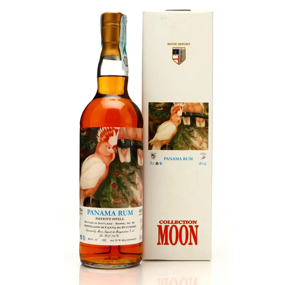 Image haute résolution de Moon Import Panama Rum 2004