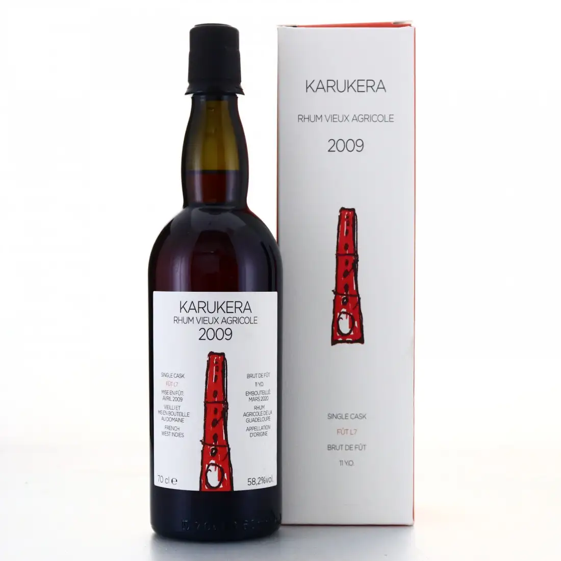 Bottle of Velier Karukera Japoniani Rhum Vieux Agricole 2009