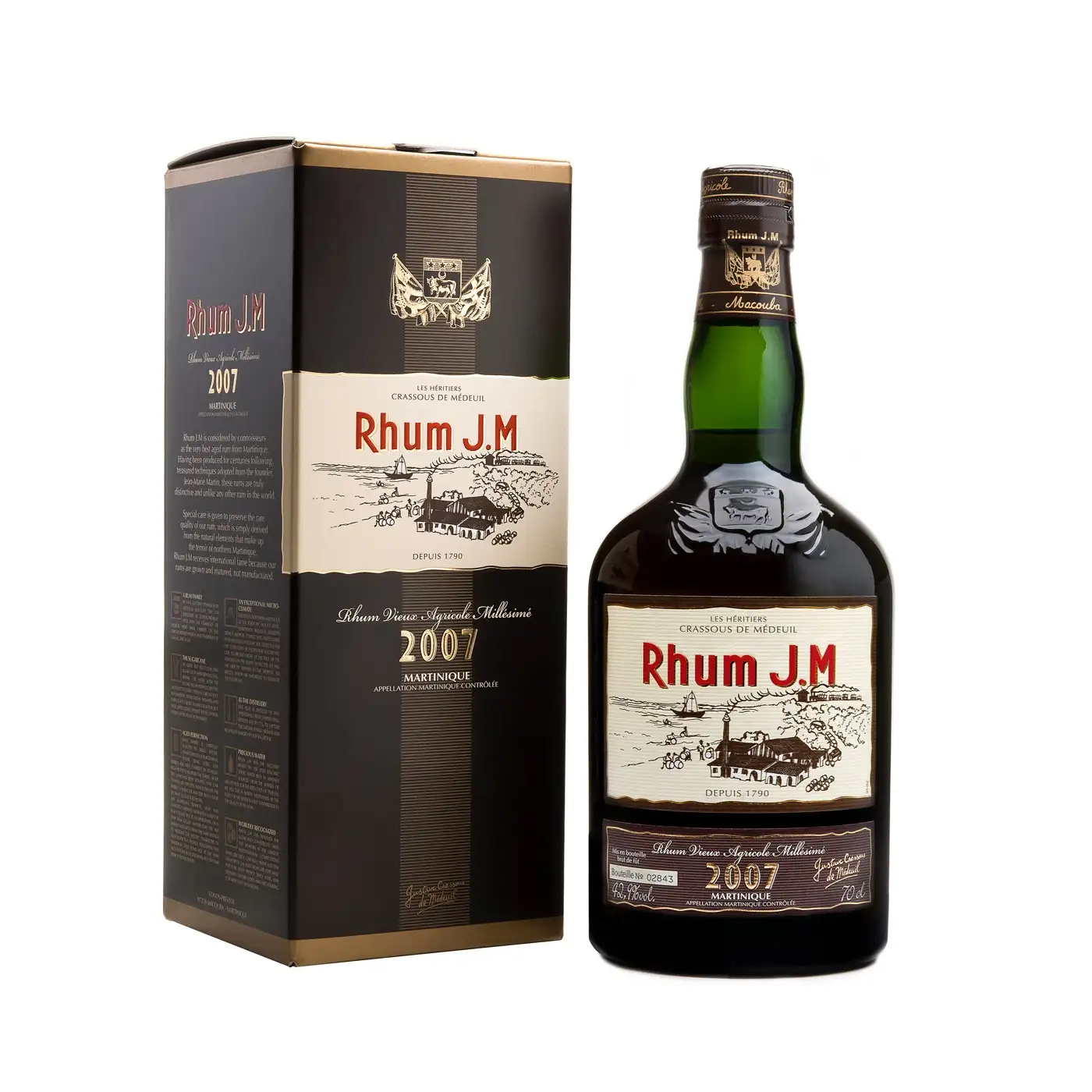 Bottle of Rhum J.M 2007