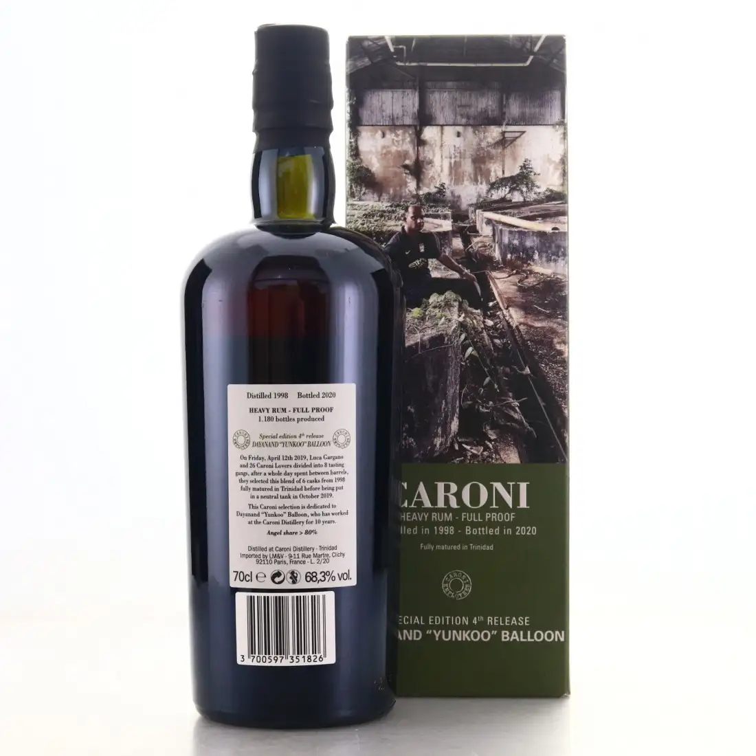 High resolution image of Velier Caroni 4th Employees Dayanand „Yunkoo“ Balloon 1998