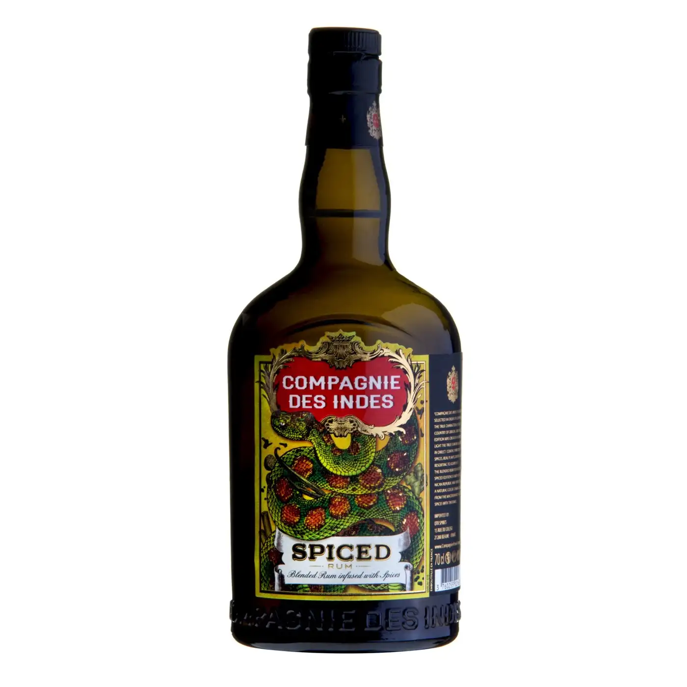 Bottle of CDI Spiced Rum