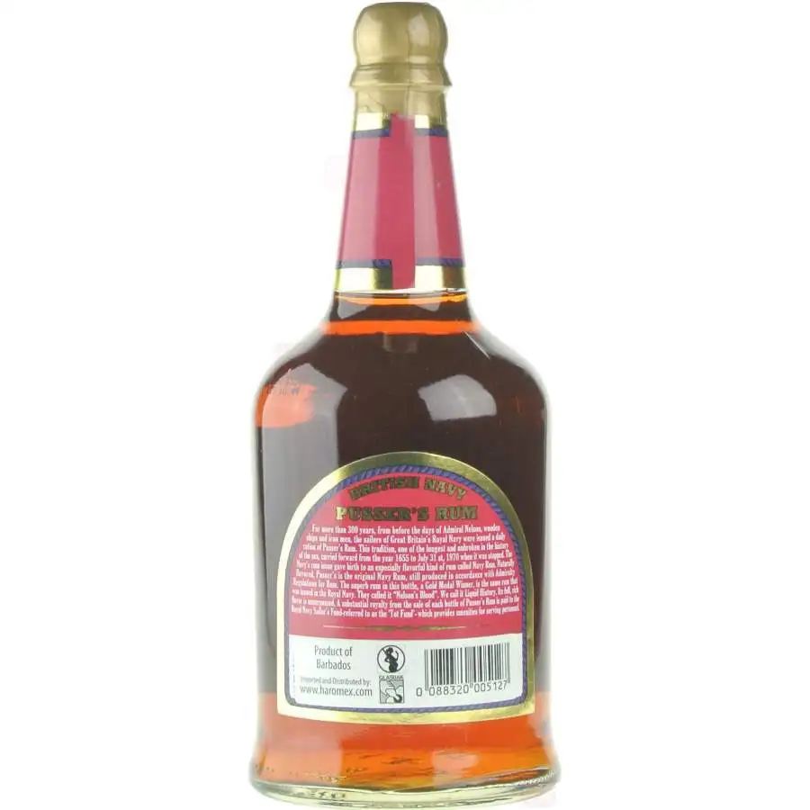 Image haute résolution de Pusser‘s Rum Original Admiralty (Blue Label)