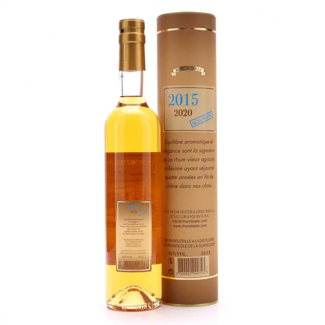 Image haute résolution de Bielle Rhum Vieux Agricole 2015