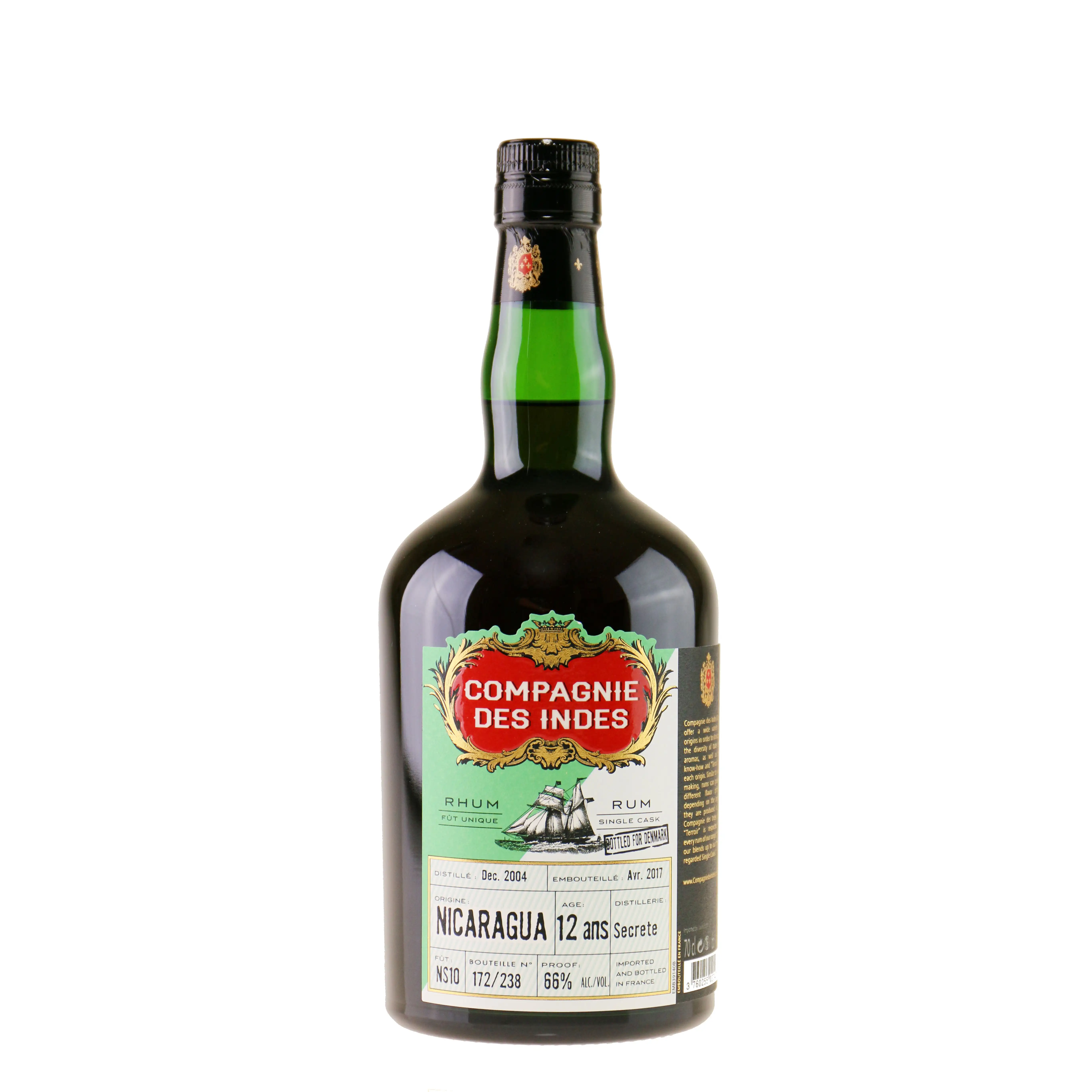 Bottle of CDI Secrete Nicaragua (Bottled for Denmark) 2004