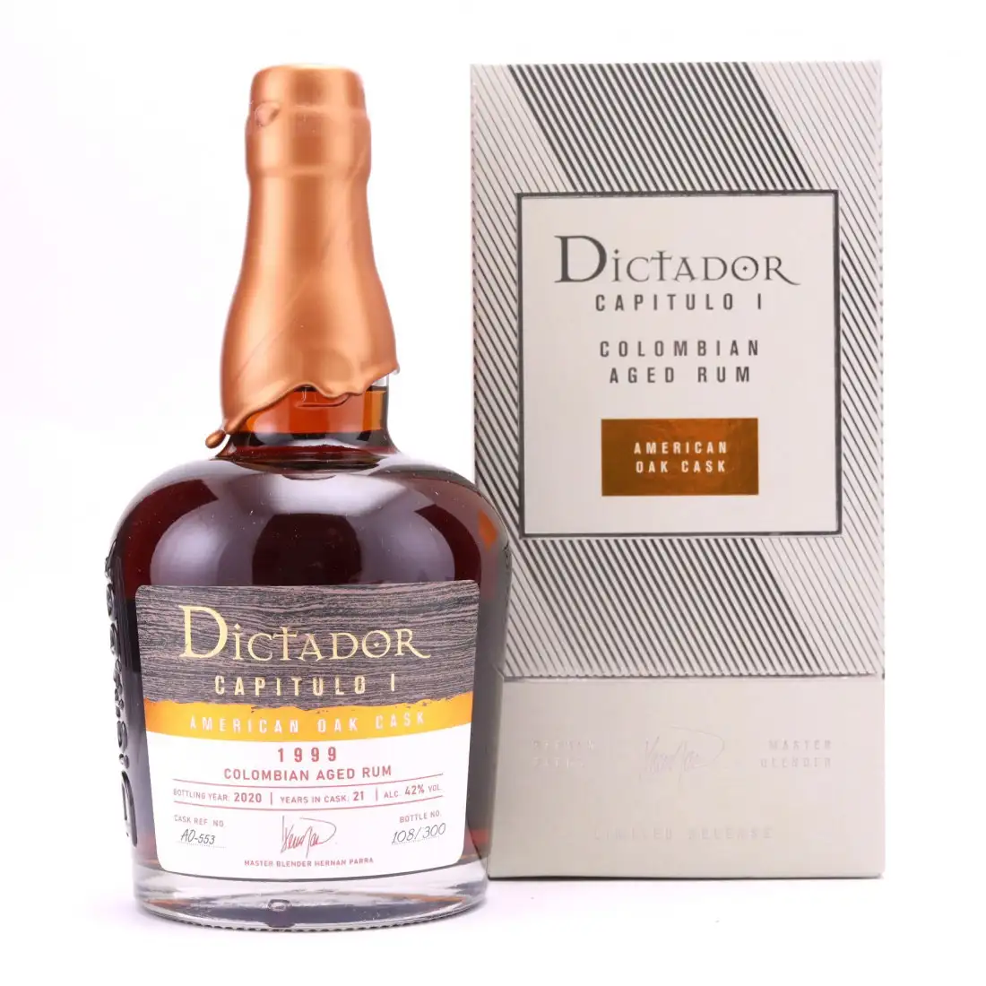 Image haute résolution de Dictador Capitulo 1 American Oak Cask 1999