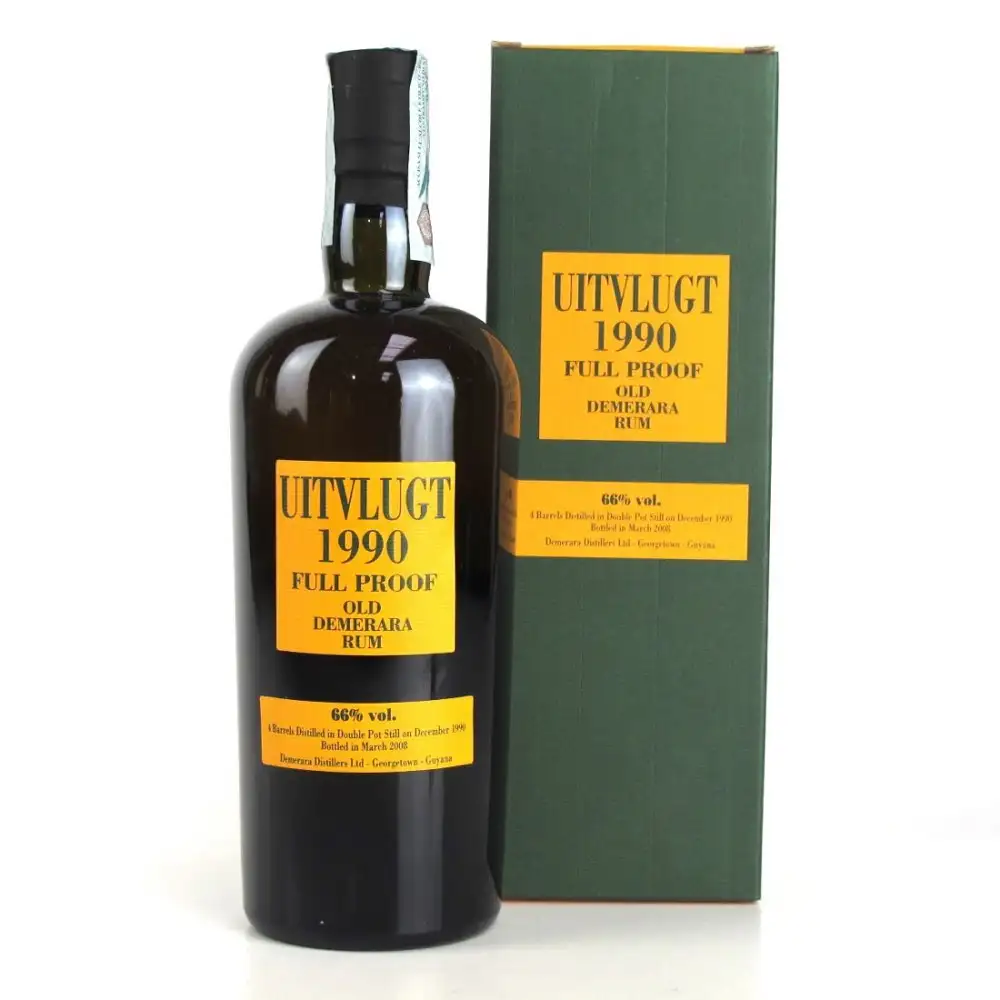 Bottle of Velier Uitvlugt (Port Mourant) MPM 1990