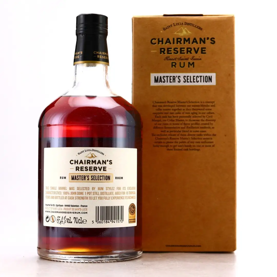 Image haute résolution de Chairman‘s Reserve Master's Selection (Rum Stylez) 2001
