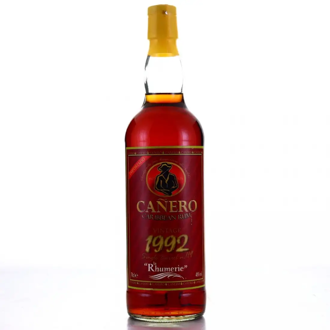 Bottle of Cañero Single Barrel „La Rhumerie“ 1992