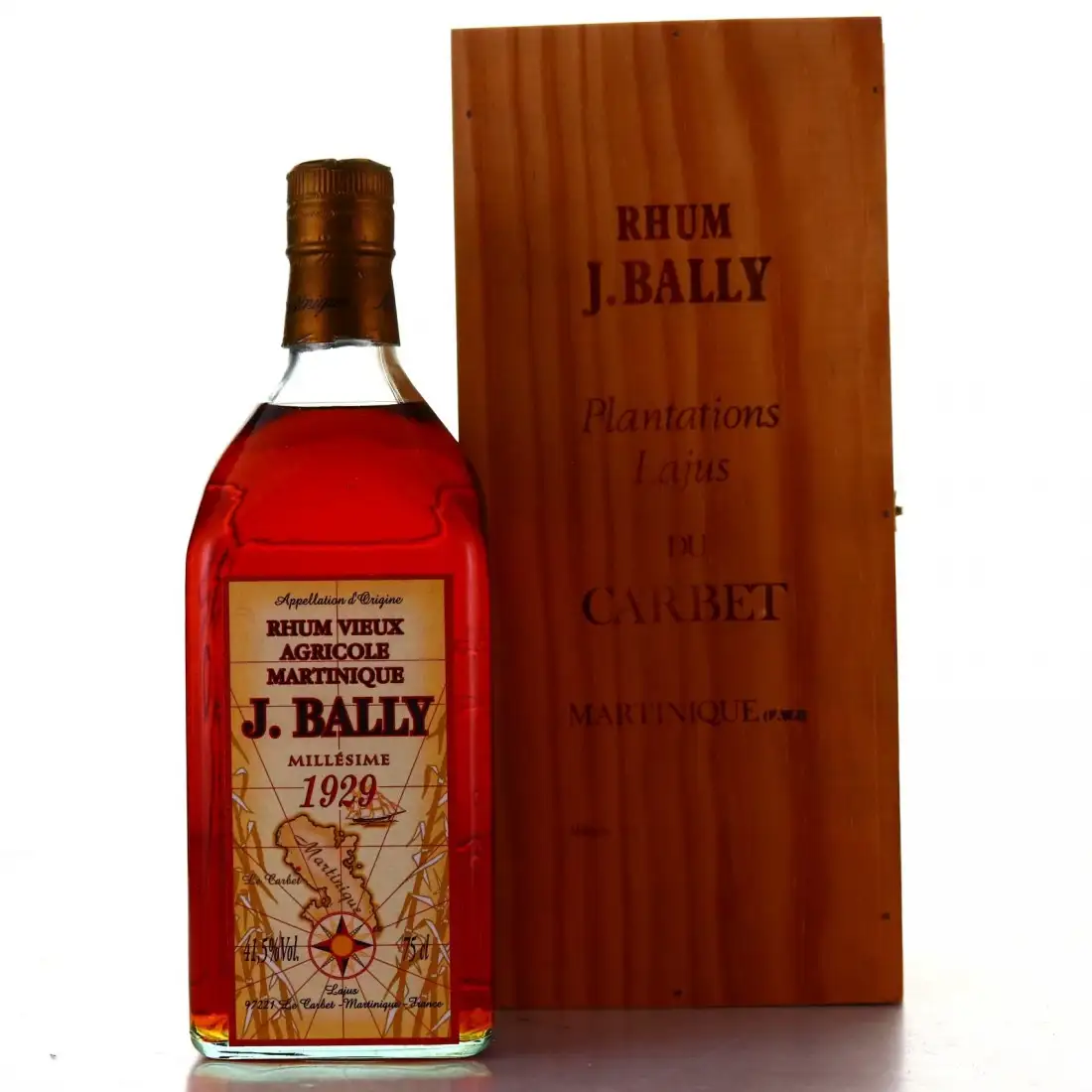 Bottle of J. Bally Millésime 1929
