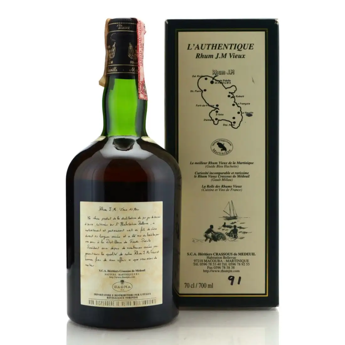 Image haute résolution de Rhum J.M 1991