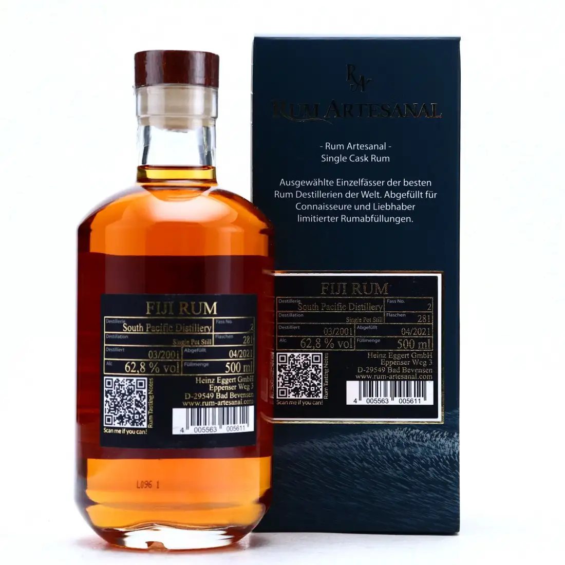 Image haute résolution de South Pacific RA Fiji Rum 2001