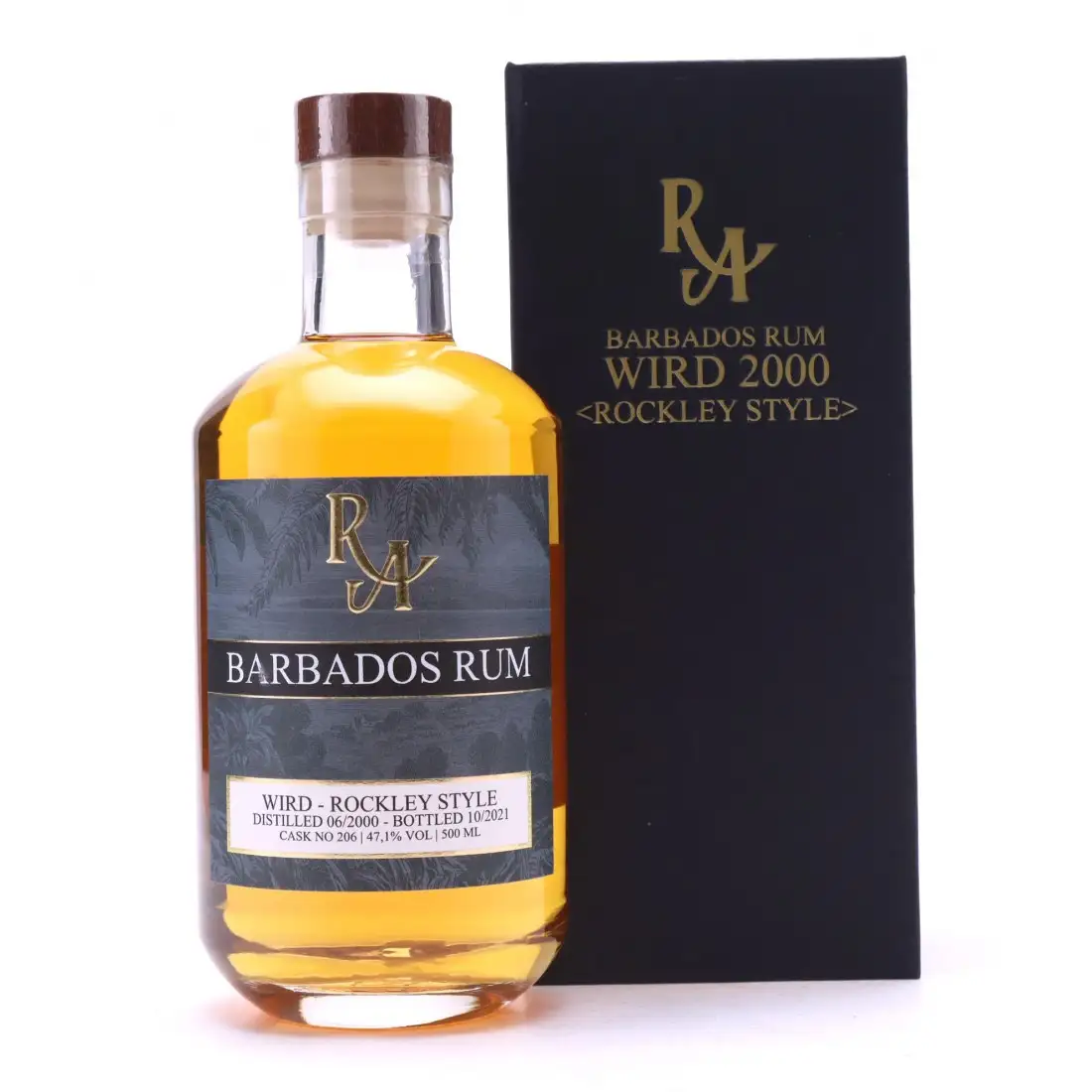 Bottle of RA Barbados Rum (Rockley Style) 2000