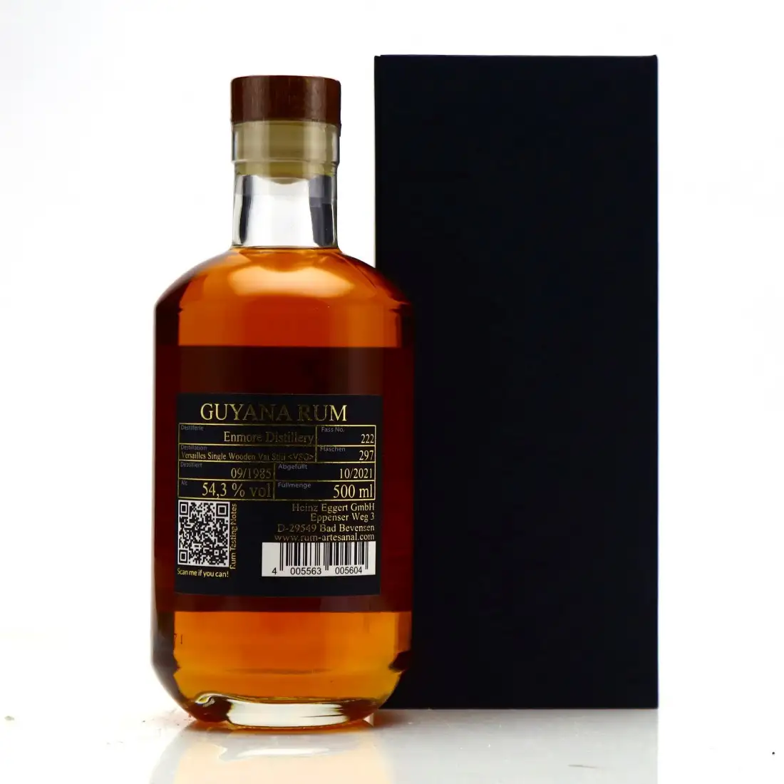 Image haute résolution de Enmore RA Guyana Rum VSG 1985