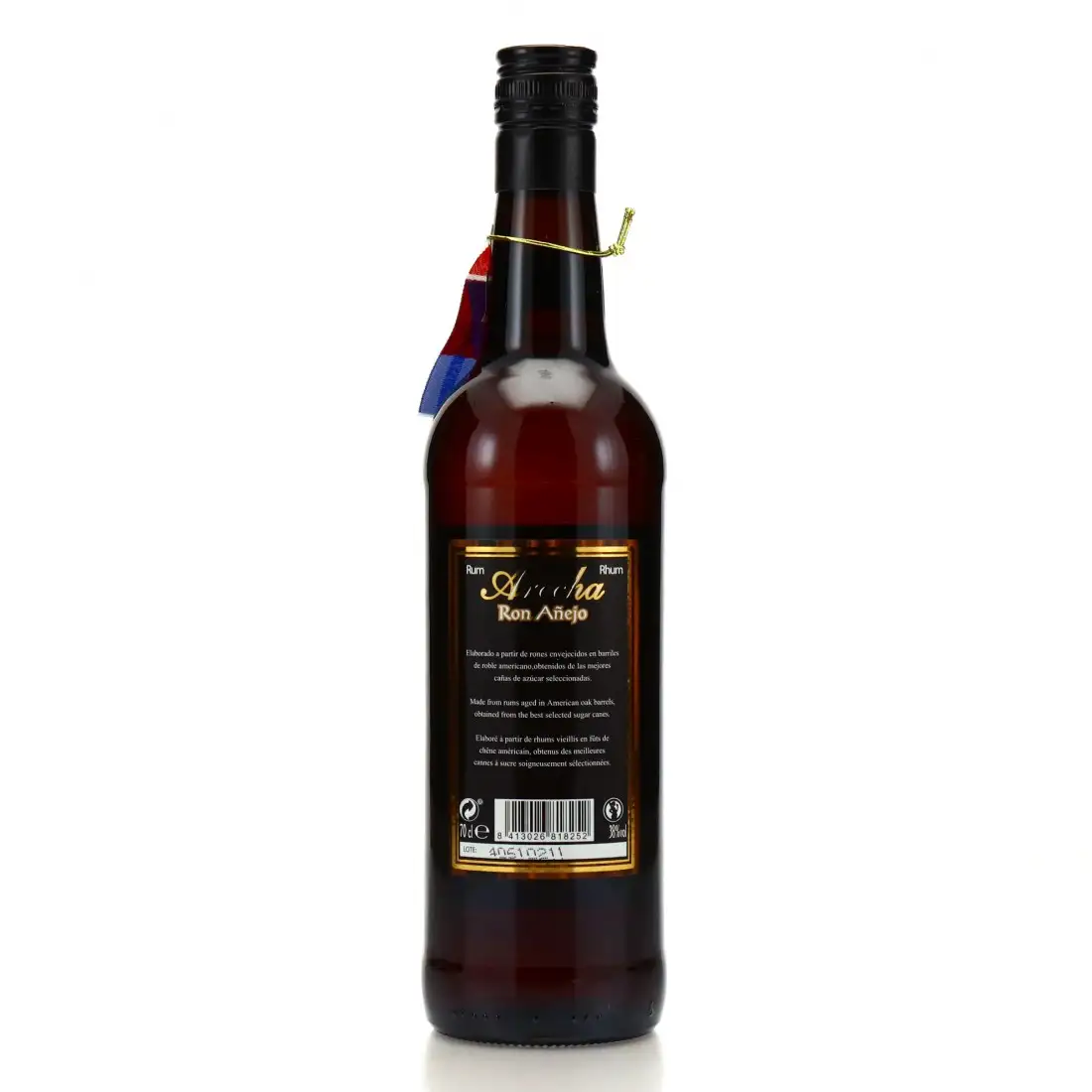 High resolution image of Arecha Ron Añejo