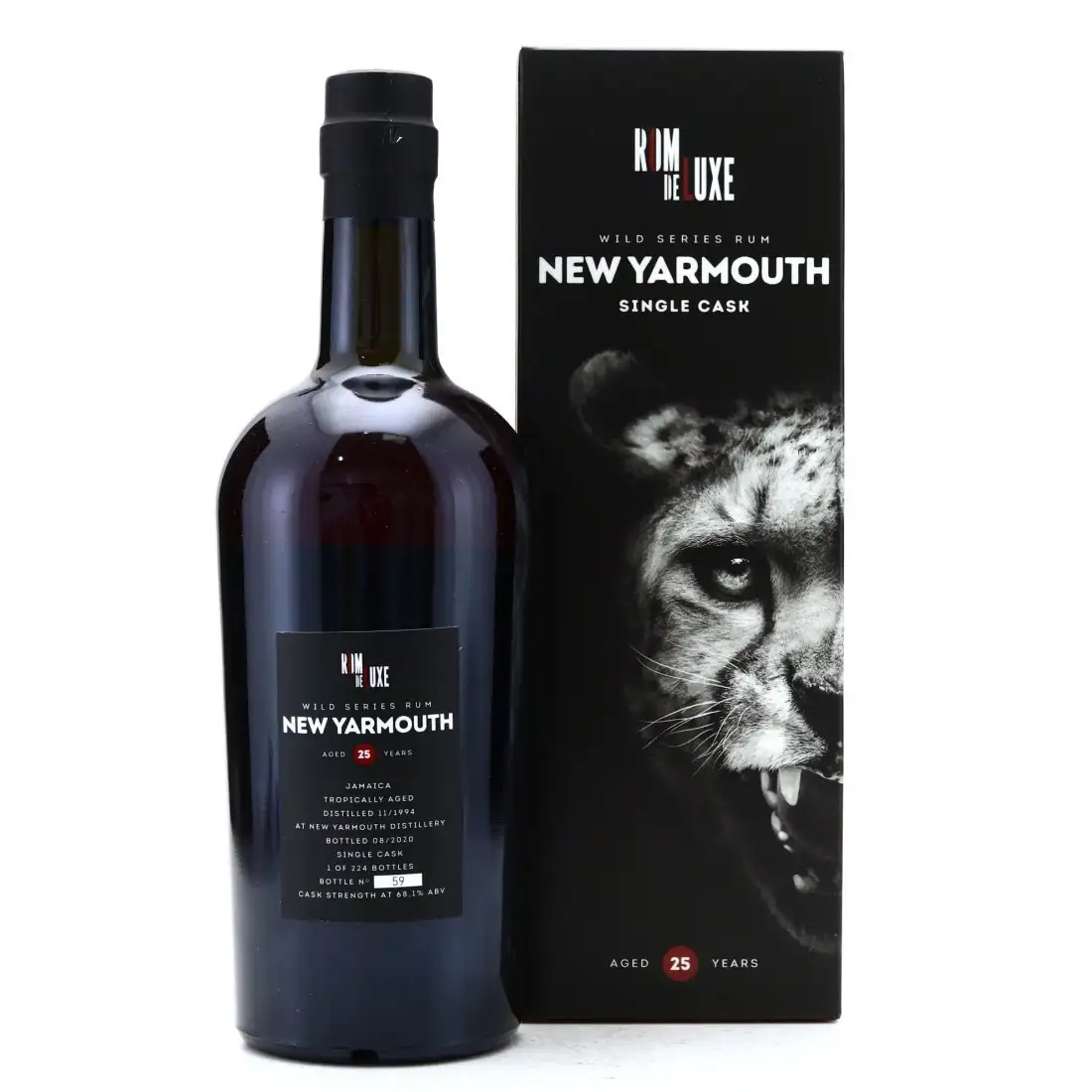 Image haute résolution de Romdeluxe New Yarmouth Wild Series Rum Jamaica No. 8 1994