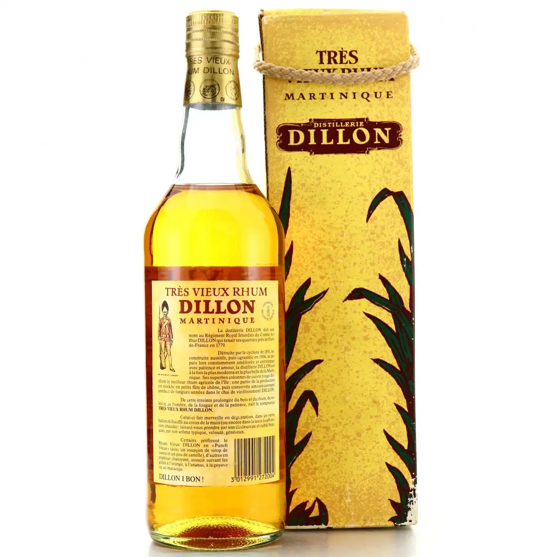 High resolution image of Dillon Très Vieux Rhum 1975