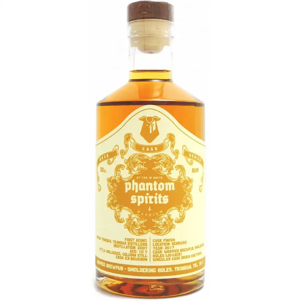 Bottle of Phantom Spirits Phantom Spirits Warpigs Smoldering Holes ex JD Cask