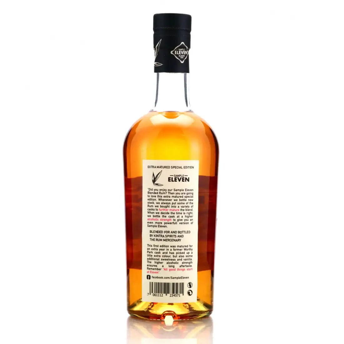 High resolution image of The Rum Mercenary &amp; Kintra Sample Eleven Extra Matured (Gentle but Bold)