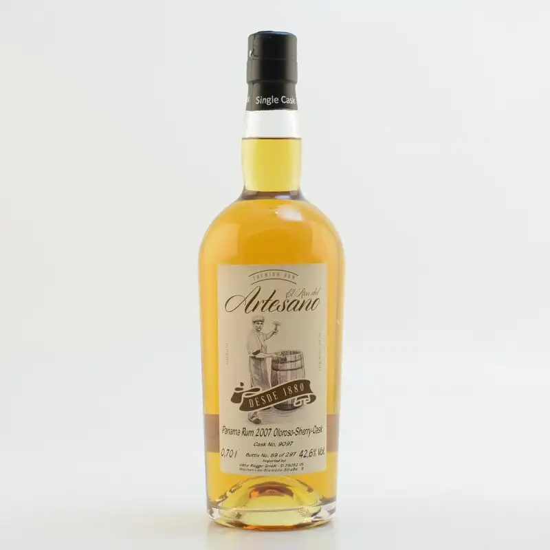 Image haute résolution de El Ron del Artesano Panama Rum Oloroso Sherry Cask 2007