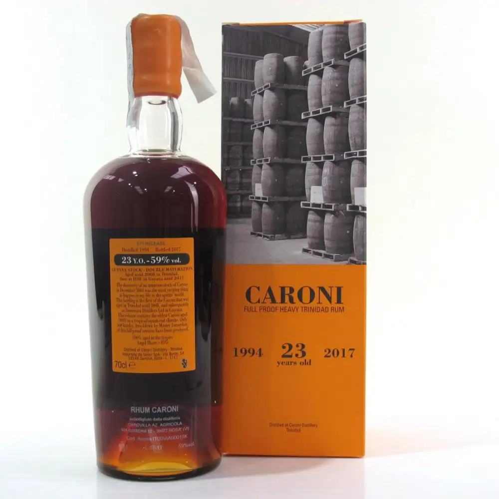 High resolution image of Velier Caroni 37th Release Heavy Trinidad Rum Guyana Stock HTR 1994