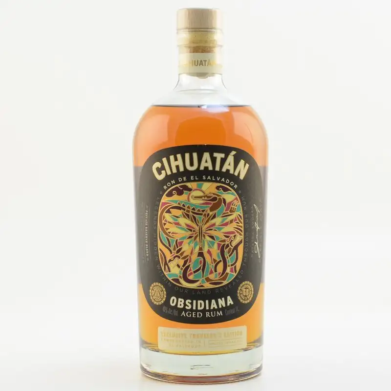 Bottle of Licorera Cihuatán Obsidiana