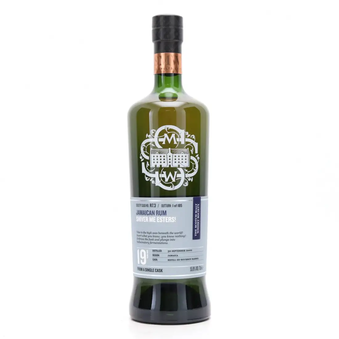 Bottle of SMWS Hampden R7.3 Shiver me esters! 2000