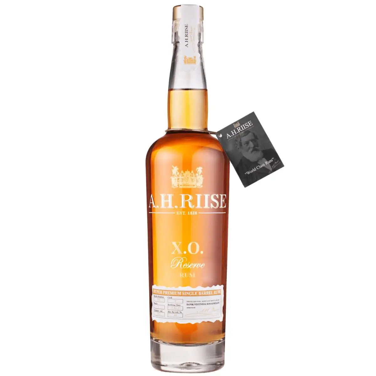 Bottle of A.H. Riise XO Reserve Rum Superior Cask