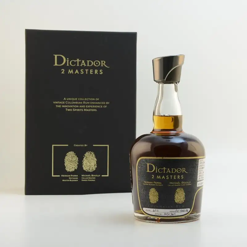 Bottle of Dictador 2 Masters 1976/1978 (Hardy Cognac)