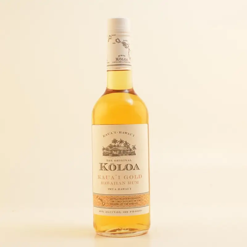 Bottle of Koloa Rum Company Koloa Kaua‘i Gold