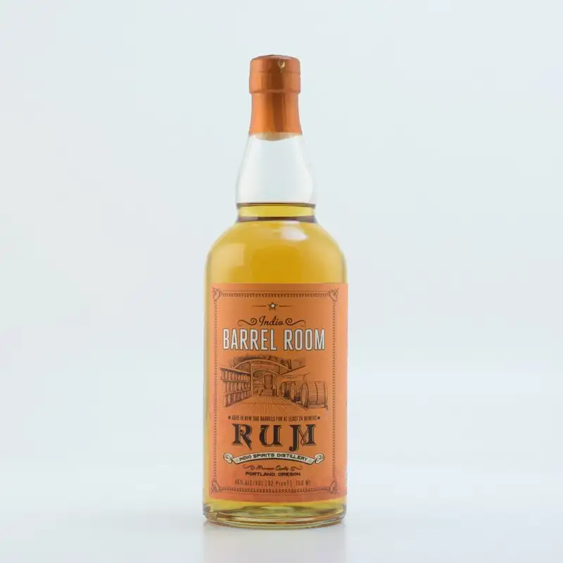 Bottle of Indio Barrel Room Rum
